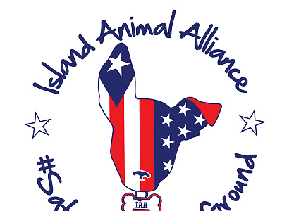 Island Animal Alliance branding design illustration logo vector