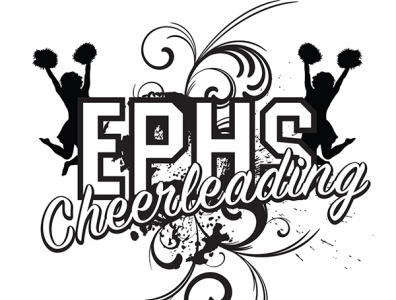 EPHS Cheer branding design illustration typography vector