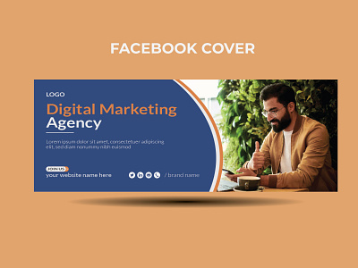 Facebook cover page template banner business corporate creative design facebook cover template media banner modern social media post