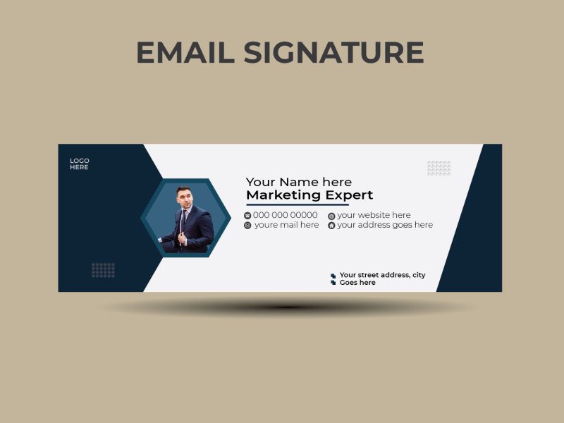 Email Signature design template by Ripon Ahmed on Dribbble