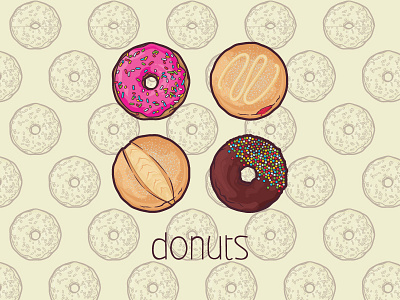 Donuts + Wallpack donuts food icons wallpack wallpaper