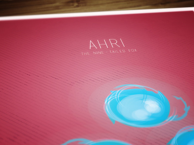 League of Legends Poster: Ahri. ahri gaming league of legends lol poster