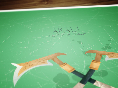 League of Legends Poster: Akali. akali gaming league of legends lol poster