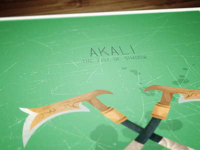 League of Legends Poster: Akali.