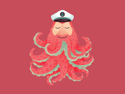 Lord Sailor Cthulhu cthulhu fan art illustration lovecraft marine ocean sailor