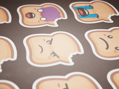 Brood Toasty Stickers