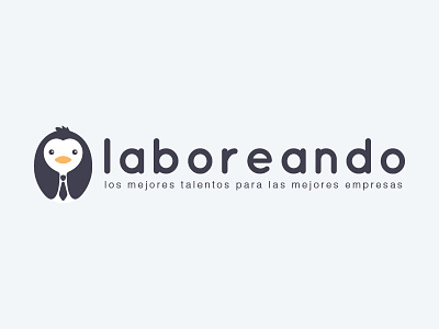 Laboreando branding design icon laboreando logo penguin