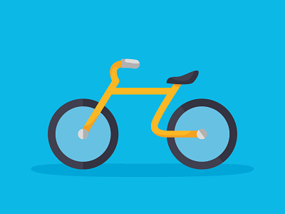 Bicycle art bicycle design icon illustration