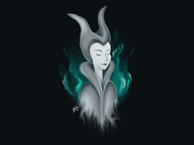 Maleficent art concept disney illustration maleficent sketch