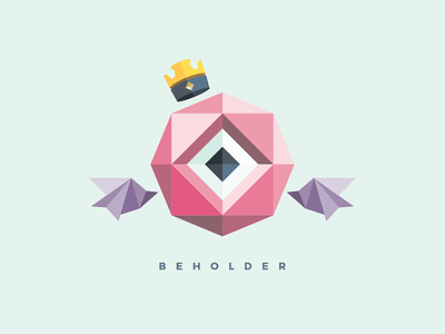 Beholder brand btanding logo minimal monster