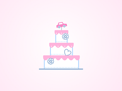 Wedding cake cake drivy icon vector wedding wedding cake