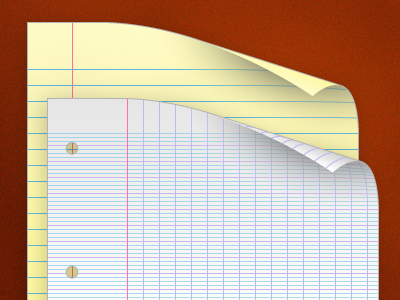 Notes icon paper pixel square