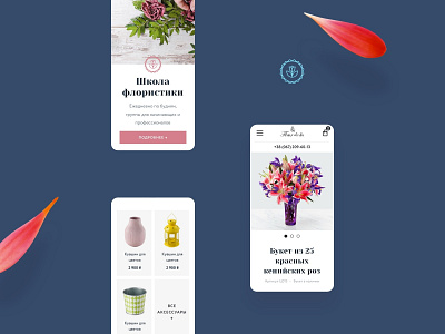 Flower Store Website ecommerce flowers interface online shopping online store store ui ux web yoneg