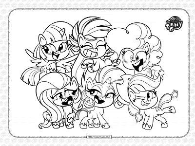 My Little Pony Life Coloring Pages for Kids