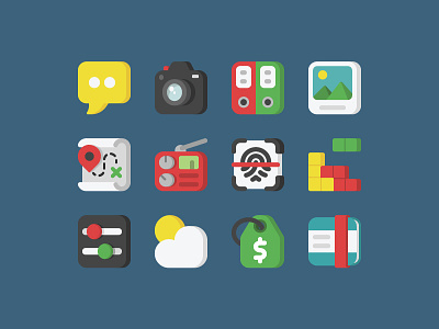 Mobile App // 48px icons adobe camera icon icon design icon designer icons maps mobile settings
