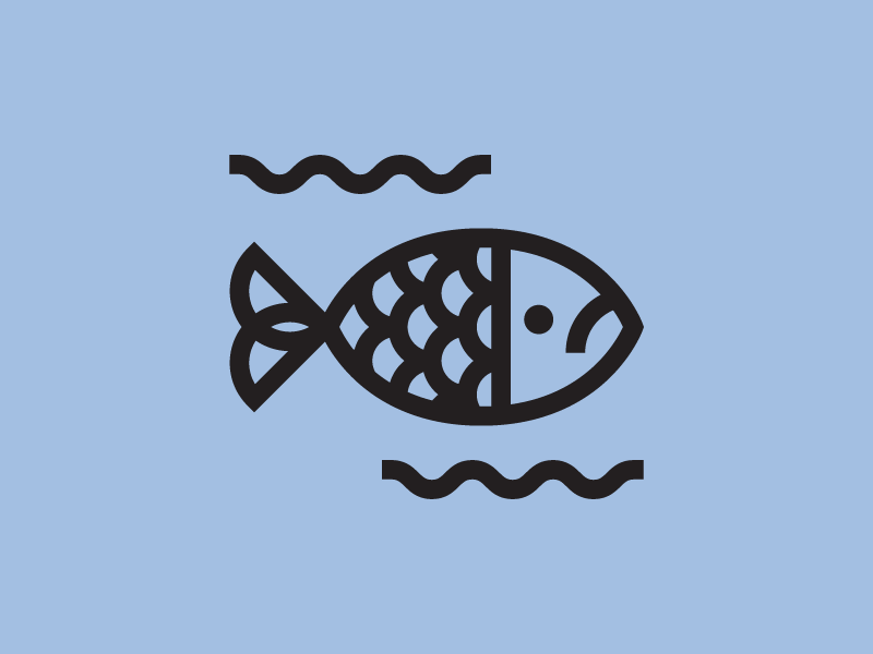 🐟 weeklyillochallenge vector minimal illustrator icon illustration flat fish