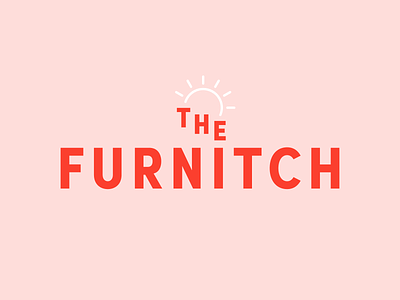 The Furnitch badge branding flat geometric icon illustration illustrator logo logo design logomark typography vector