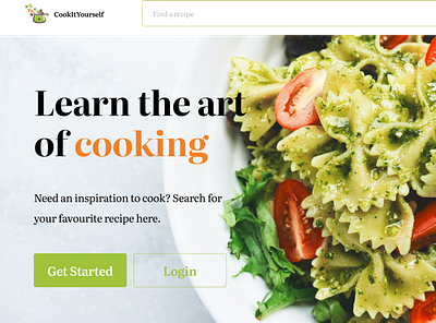 CookItYourself figma responsive website ui ux