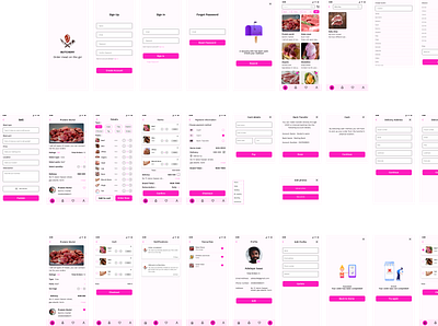 Butchery figma mobile app ui ux