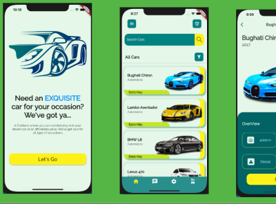 Car-rental app