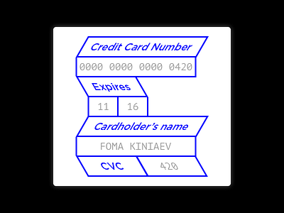 Daily UI 002 002 credit card checkout dailyui ui