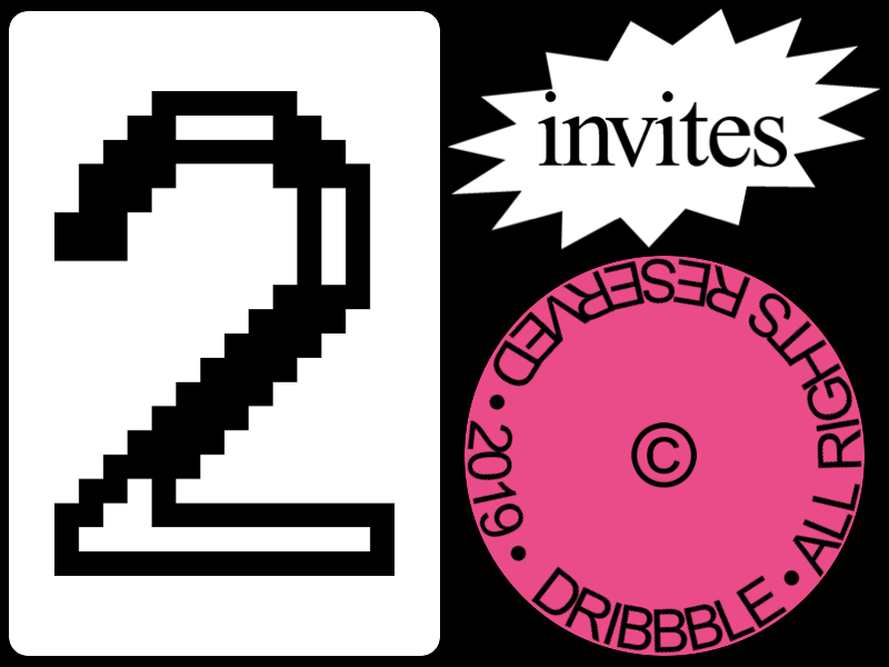 Two Invites drafts dribbble invite invites giveaway two invites