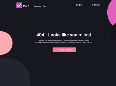 Error 404 page ui