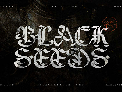Blackseed Blackletter Font blackletter gothic