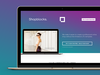 Shop ecommerce landing page ecommerce feature flat gradient landing page minimalist shop sleek