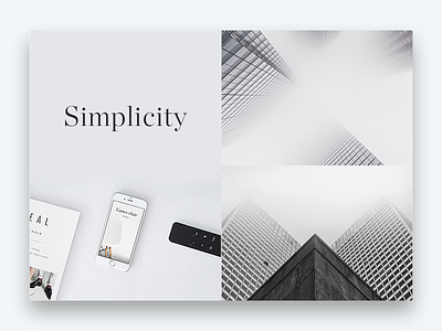 Minimal grid design // Simplicity black clean design flat grid minimal monochrome simple typography ui web