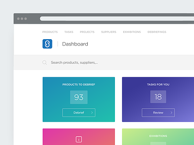 Dashboard wip. clean dashboard gradient grid layout light minimal panel ui web webdesign website