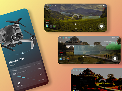 Drone controlling app concept