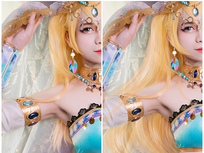 COSPLAY RETOUCH COMMISSION: REDRAW HAIRSTYLE/ WIG cosplay cosplay retouch drawing photoshop