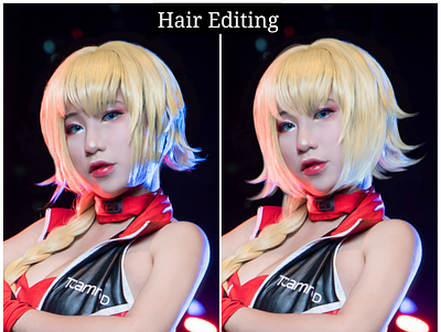 COSPLAY RETOUCH COMMISSION: REDRAW HAIRSTYLE/ WIG cosplay cosplay retouch drawing photoshop retouch