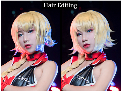 COSPLAY RETOUCH COMMISSION: REDRAW HAIRSTYLE/ WIG