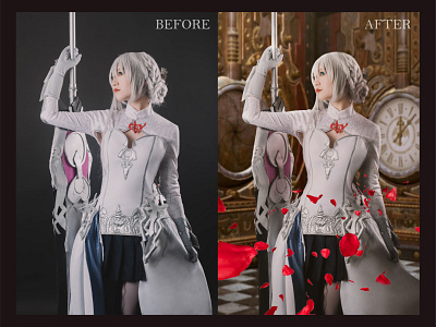 Cosplay Retouch | SINoALICE cosplay cosplay retouch drawing photoshop retouch