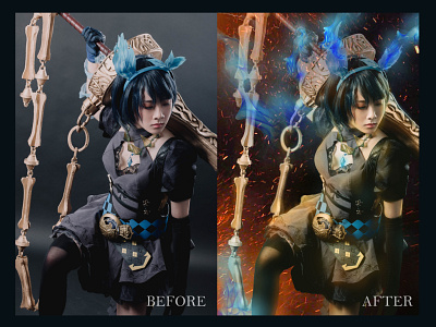 Cosplay Retouch | SINoALICE cosplay cosplay retouch drawing photoshop retouch