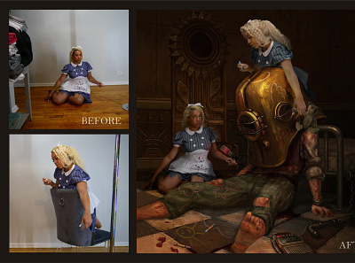 Cosplay Retouch | BIOSHOCK cosplay cosplay retouch drawing photoshop retouch