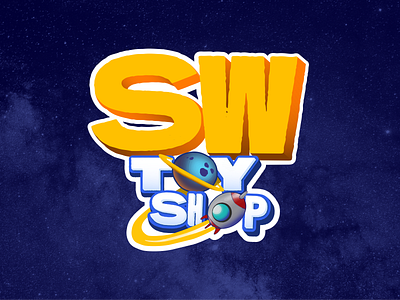 SW TOYSHOP Brand Identity - Logo branding design fun illustration indonesia logo space surabaya toy toyshop vector