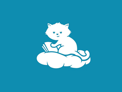 Cloud Kitten branding cartoon comic design graphic design ill illustration logo vector