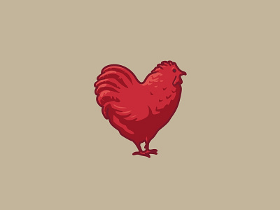It really smells like chicken spirit artistic barbecue bbq chicken creative grill heart illustration logo love