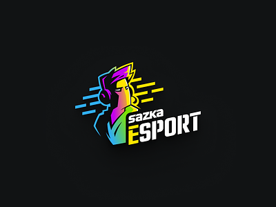 Sazka Esport Identity brand branding design gamer gaming graphic design icon identity illustration logo neon vector