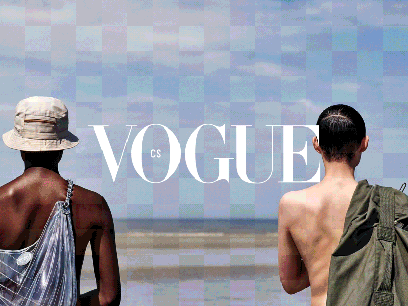 Vogue Teaser Page animation countdown fashion gif photo ui web website