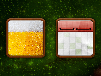 Beer Icons beer calendar icon icons wood