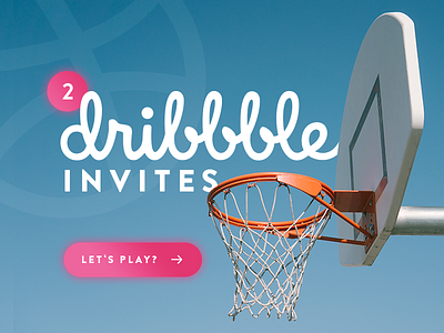2 Dribbble Invites draft dribbble giveaway invitation invites