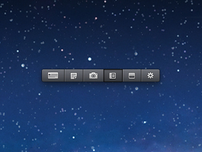 Menu apple bar black blue camera icon icons menu page settings