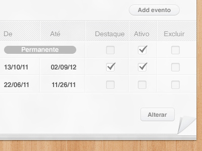 Tudonanet System admin app apple application button calendar checkbox design grey page paper project system web white wood