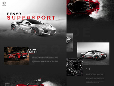 Fenyr Supersport car web website