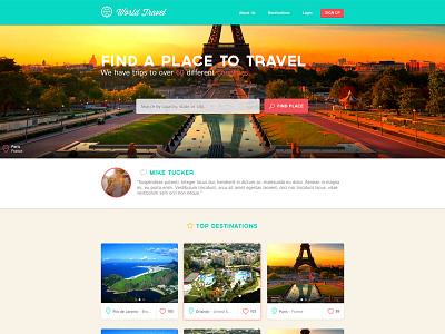 Travel Landing Page