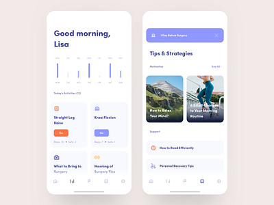 Expy Health App app creative dashboard design desktop fitness healthcare interface landing medical meditation recover typography ui users ux workout